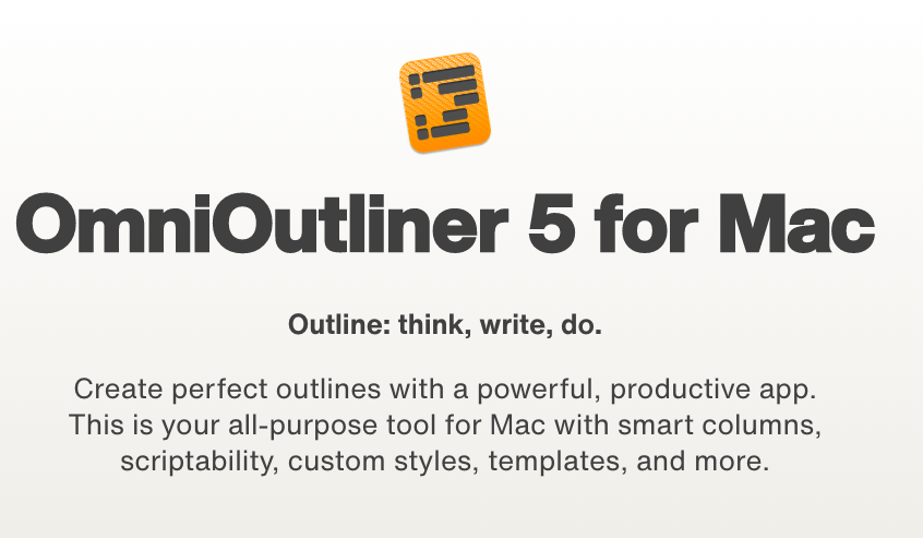 OmniOutliner 5.5.3(信息大纲记录工具) Mac中文破解版