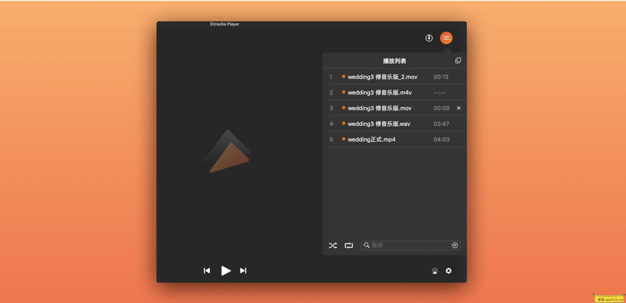 Elmedia player Mac版:全能Mac视频播放器、支持流媒体、在线字幕