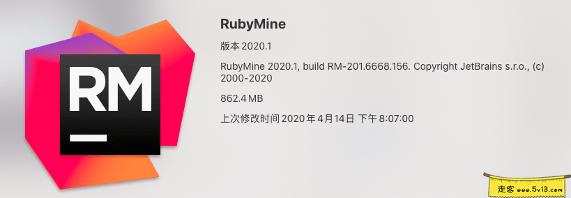 RubyMine 2020.1 Mac中文破解版