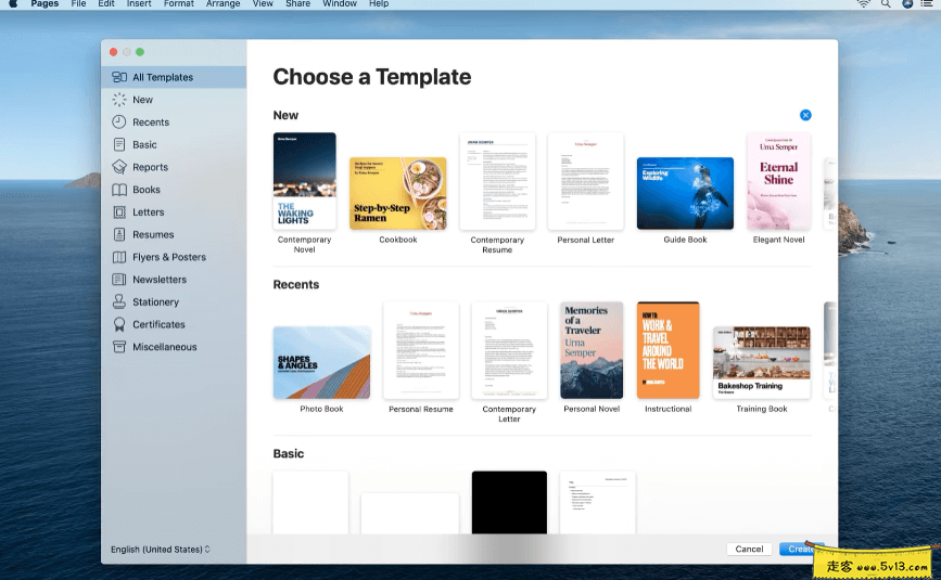 Pages 10.1 Mac中文破解版