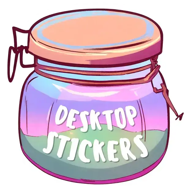 Desktop Stickers 2.82 破解版/ 积极思维的桌面贴纸助手